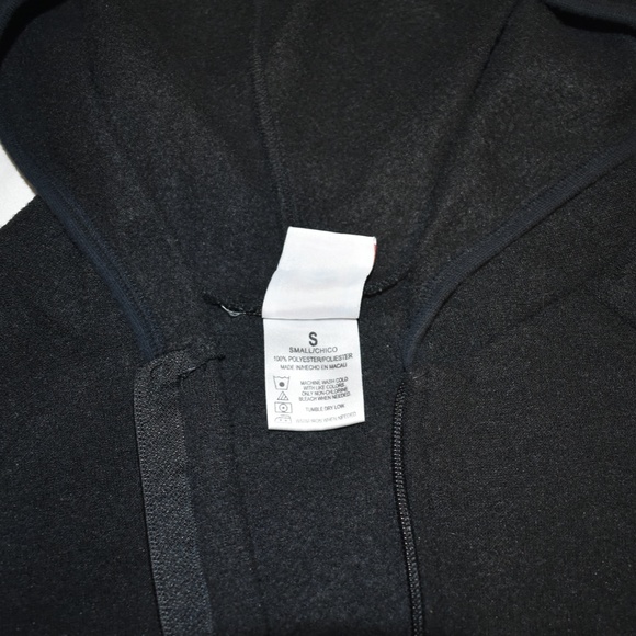 Small Black Steelers Hooded Zip-Up - Picture 2 of 2